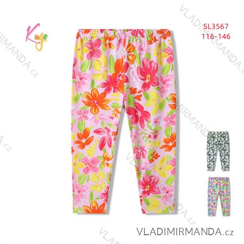 Leggings 3/4 kurz für Kinder und Jugendliche für Mädchen (116-146) KUGO SL3567