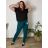 Set lange Jogginghosen und langärmliges Sweatshirt für Frauen (UNI S / L) TURKISH FASHION IMK20148