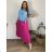 Kurzes Sommerkleid mit langen Ärmeln für Damen, übergroß (54/56/58 Einheitsgröße) ITALIAN FASHION IM425070 44/46/48 grünes Khaki
