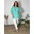 Übergroßer gestrickter Langarmpullover für Damen (S/M EINHEITSGRÖSSE) ITALIAN FASHION IMSN2416125 54/56/58 beige