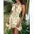 Kurzärmliges Sommer-Freizeitkleid für Damen (S/M/L EINHEITSGRÖSSE) ITALIAN FASHION IMWGB25022