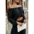 Kurzärmliges Sommer-Freizeitkleid für Damen (S/M/L EINHEITSGRÖSSE) ITALIAN FASHION IMWGB25022