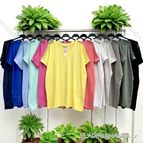 Damen-Strickpullover mit langen Ärmeln (Einheitsgröße S/M) ITALIAN FASHION IMWDT23005