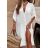 Kurzärmliges Sommer-Freizeitkleid für Damen (S/M/L EINHEITSGRÖSSE) ITALIAN FASHION IMWGB25022
