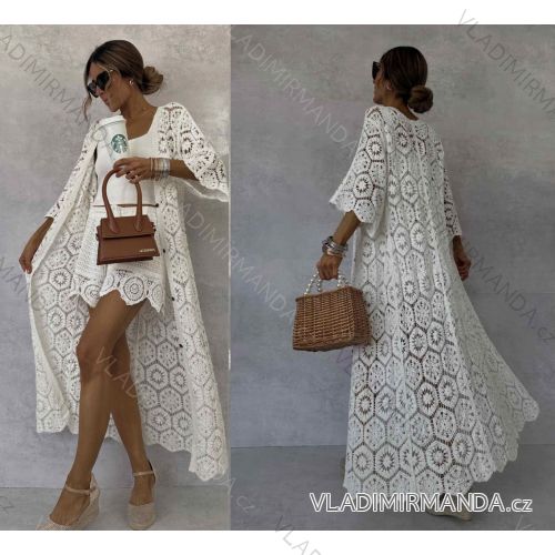 Kleid mit Knöpfen und geknöpften Damen (uni s-m) ITALIAN FASHION IM2203948