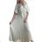 Elegantes Hemd Langarm Damen Kleid (S / M ONE SIZE) ITALIAN FASHION IMWY21734