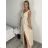 Šaty elegantní společenské na ramínka dámské (S/M ONE SIZE) ITALSKÁ MÓDA IM321608