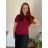 Tunika mit Anhänger Kurzarm Damen Übergröße (3XL/4XL ONE SIZE) ITALIAN FASHION IMC23020
