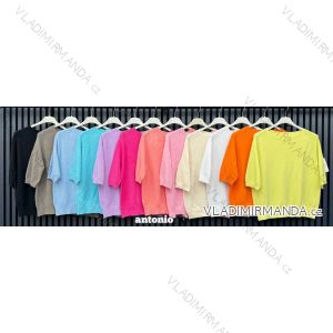 Langärmliger Pelzpullover für Damen (S/M/L ONE SIZE) ITALIAN FASHION IMWCH25116