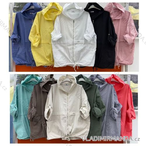 Langärmlige Baumwolltunika für Damen (S/M/L EINHEITSGRÖSSE) ITALIAN FASHION IMWCP25041