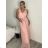 Langes Kleid für Frauen (UNI s-m) ITALIAN FASHION IMM20FL5620 S/M weiß