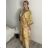 Langärmliges Sommer-Hemdkleid für Damen (S/M/L Einheitsgröße) INDIAN FASHION IMWY23123 -   oranžová -   M / L