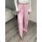 Damen 3/4 Langarm-Hemdkleid (XS/S/M Einheitsgröße) ITALIAN FASHION IMD25030 S/M/L růžová světlá