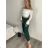 Lange Sommerhose für Damen mit Gürtel (Einheitsgröße S/M) ITALIAN FASHION IMD24080