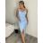 Šaty letní na ramínka dámské (S/M ONE SIZE) ITALSKÁ MÓDA IMPBB22B21841 altrosa S/M