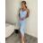 Šaty letní na ramínka dámské (S/M ONE SIZE) ITALSKÁ MÓDA IMPBB22B21841 -   dunkelrosa
 -   S / M