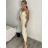 Šaty letní na ramínka dámské (S/M ONE SIZE) ITALSKÁ MÓDA IMPBB22B21841 altrosa S/M