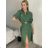 Damen 3/4 Langarm-Hemdkleid (XS/S/M Einheitsgröße) ITALIAN FASHION IMD25030