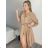 Damen 3/4 Langarm-Hemdkleid (XS/S/M Einheitsgröße) ITALIAN FASHION IMD25030 S / M grünes Khaki