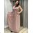 Langes trägerloses Pailletten-Partykleid für Damen (Einheitsgröße S/M) ITALIAN FASHION IMPSH233348