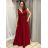 Langes trägerloses Pailletten-Partykleid für Damen (Einheitsgröße S/M) ITALIAN FASHION IMPSH233348 44/46 dunkler Smaragd
