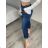 Übergroßer gestrickter Langarmpullover für Damen (S/M EINHEITSGRÖSSE) ITALIAN FASHION IMSN2416125 S/M/L blau
