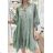 Kurzärmliges Sommer-Freizeitkleid für Damen (S/M/L EINHEITSGRÖSSE) ITALIAN FASHION IMWGB25022