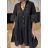 Kurzärmliges Sommer-Freizeitkleid für Damen (S/M/L EINHEITSGRÖSSE) ITALIAN FASHION IMWGB25022