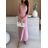Kurzärmliges Sommer-Freizeitkleid für Damen (S/M/L EINHEITSGRÖSSE) ITALIAN FASHION IMWGB25022