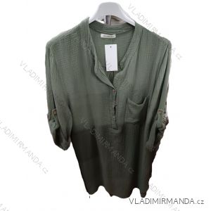 Übergroßer gestrickter Langarmpullover für Damen (S/M EINHEITSGRÖSSE) ITALIAN FASHION IMSN2416125
