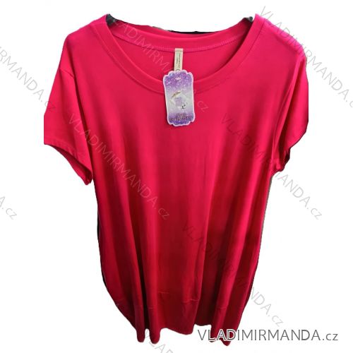 Lässiges Sommerkleid mit kurzen Ärmeln für Damen (S/M/L Einheitsgröße) ITALIAN FASHION IM725008