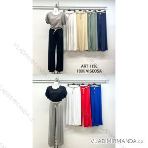 Lange Stretchhose für Damen (Einheitsgröße S/M) ITALIAN FASHION IMM23M17056