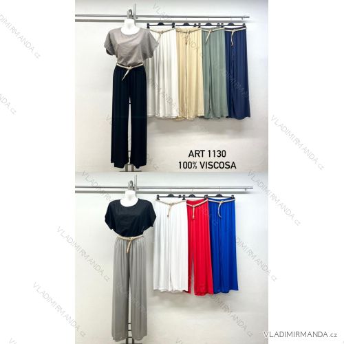 Lange Stretchhose für Damen (Einheitsgröße S/M) ITALIAN FASHION IMM23M17056