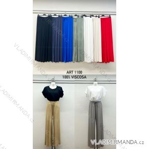 Lange Stretchhose für Damen (Einheitsgröße S/M) ITALIAN FASHION IMM23M17056
