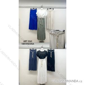 Lange Stretchhose für Damen (Einheitsgröße S/M) ITALIAN FASHION IMM23M17056