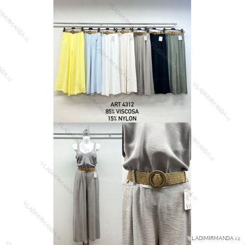 Lange Stretchhose für Damen (Einheitsgröße S/M) ITALIAN FASHION IMM23M17056