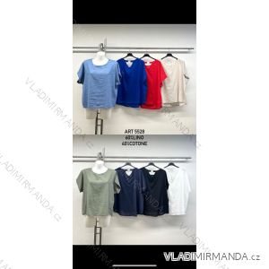 Damen Kurzarm T-Shirt, Übergröße (42/44/46 ONE SIZE) IMPSM255528
