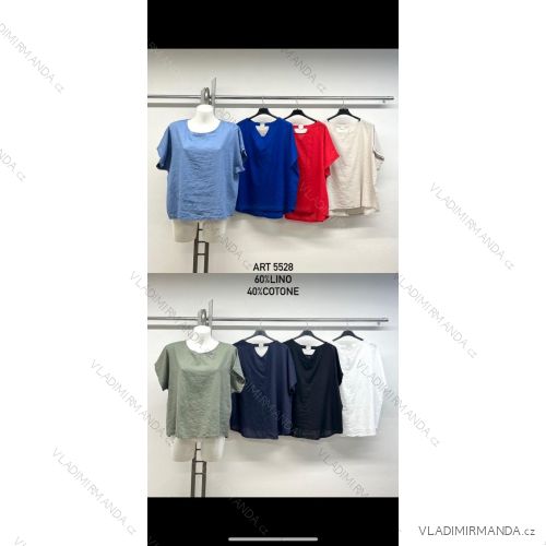 Damen Kurzarm T-Shirt, Übergröße (42/44/46 ONE SIZE) IMPSM255528