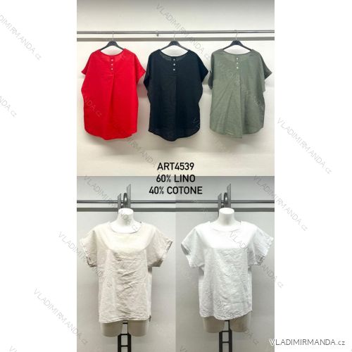 Damen Kurzarm-T-Shirt, Übergröße (42/44/46 ONE SIZE) IMPSM254539