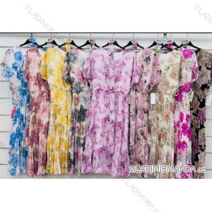 Langärmlige Baumwolltunika für Damen (S/M/L EINHEITSGRÖSSE) ITALIAN FASHION IMWCP25041