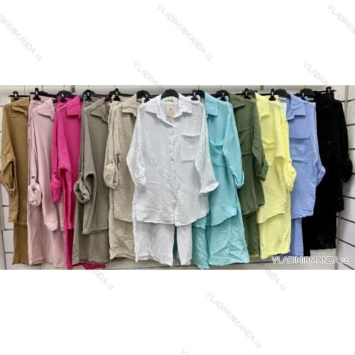 Damen-Set aus langärmeligem Sweatshirt und Jogginghose (S/M/L, EINHEITSGRÖSSE) ITALIAN FASHION IMWCP25012