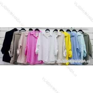 Langärmlige Tunika für Damen (S/M/L EINHEITSGRÖSSE) ITALIAN FASHION IMWCP25NEAPOL