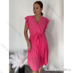 Damen-Sommerkleid mit kurzen Ärmeln (S/M EINHEITSGRÖSSE) ITALIAN FASHION IM323355/DU