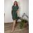 Übergroßes Sommerkleid mit kurzen Ärmeln für Damen (44/46/48 EINHEITSGRÖSSE) ITALIAN FASHION IM425064
