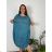 Kleid Oversize Kurzarm Damen (4XL/5XL ONE SIZE) ITALSKÁ MÓDA IM422026