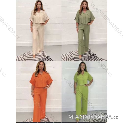 Kurzarmhemd für Damen (S/M/L Einheitsgröße) ITALIAN FASHION IMM25M12355