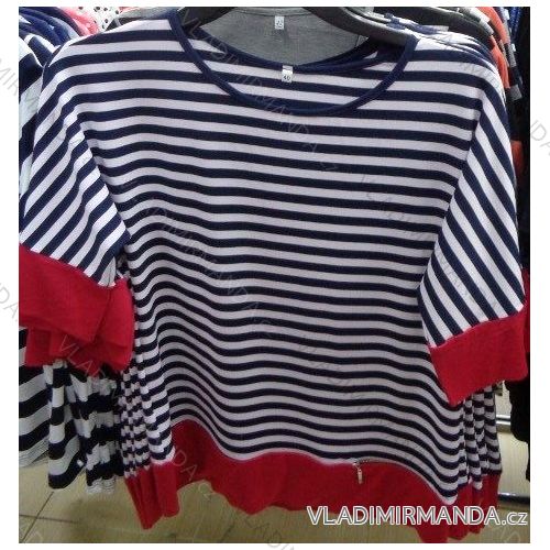 T-Shirt mit übergroßem Ärmel (3/4) für Frauen (40-50) OSLIL POLSKá Móda PM117031