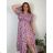Elegantes Hemd Langarm Damen Kleid (S / M ONE SIZE) ITALIAN FASHION IMWY21734 48/50 pink