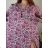 Elegantes Hemd Langarm Damen Kleid (S / M ONE SIZE) ITALIAN FASHION IMWY21734 48/50 pink