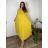 Kurzes Sommerkleid mit langen Ärmeln für Damen, übergroß (54/56/58 Einheitsgröße) ITALIAN FASHION IM425070